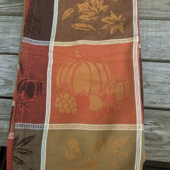 Vintage Earth tones Of Autumn Pumpkin Fall Harvest *New (10)Napkins NWT (18x18") - Picture 1 of 11